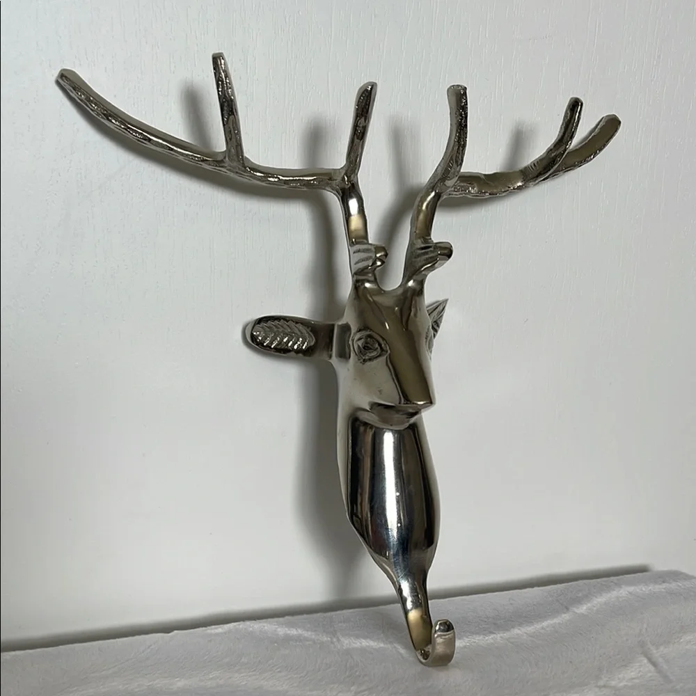 Silver Deer Wall Hook